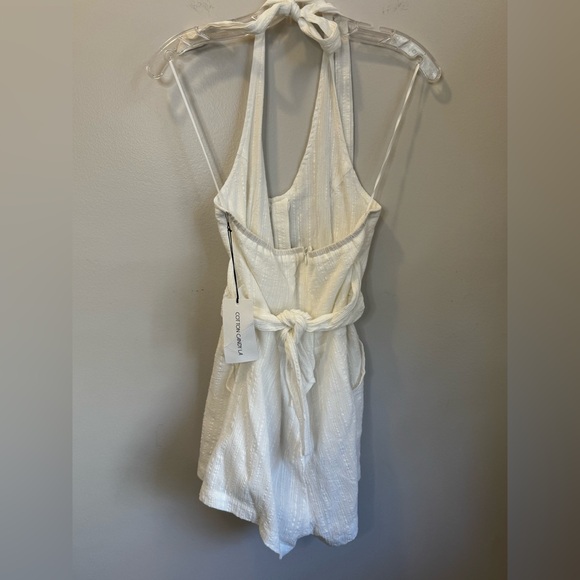 Candy Cane LA women’s cotton halter romper with pockets size small - Picture 7 of 7